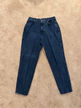 Vintage Chic USA High Rise Mom Jeans 28x27 Dark Wash Denim